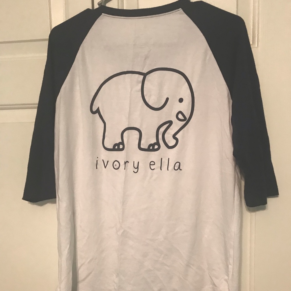 Ivory Ella baseball tee - super cute!